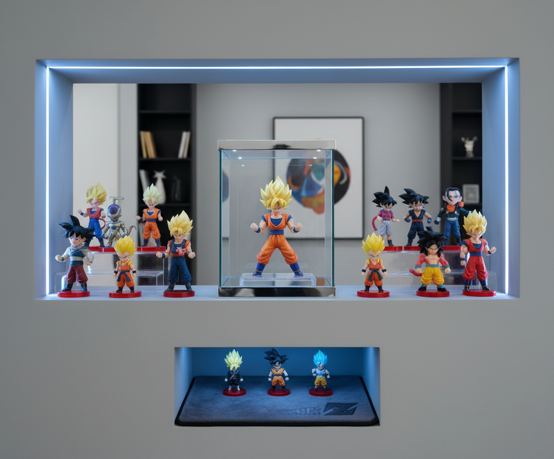 Glass case display