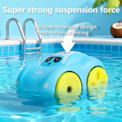 🚀🌊 2-in-1 All-Terrain Amfibiese Speelgoedkar – Ry op Land én Swem op Water!