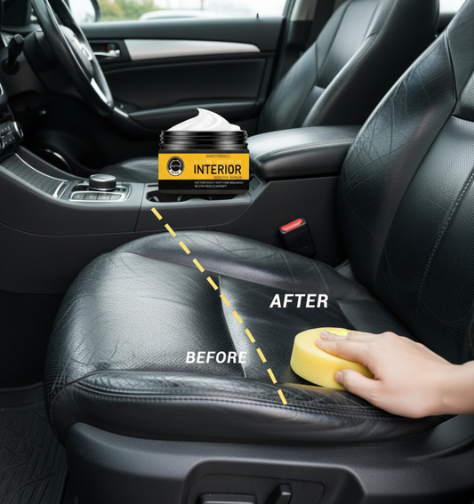 Applying to leather with rich shine