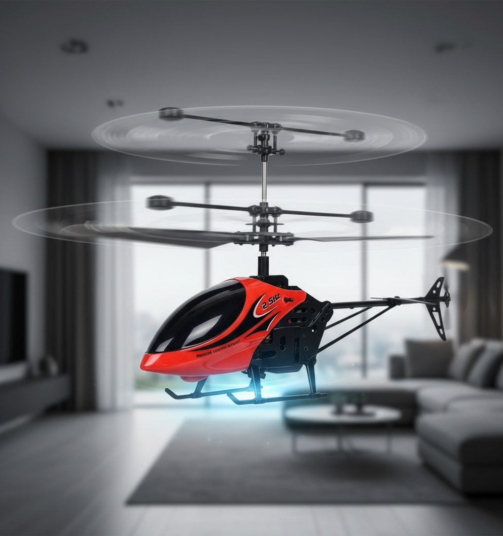 Close-up hovering shot