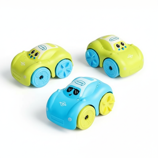 Close-up of amphibious toy car