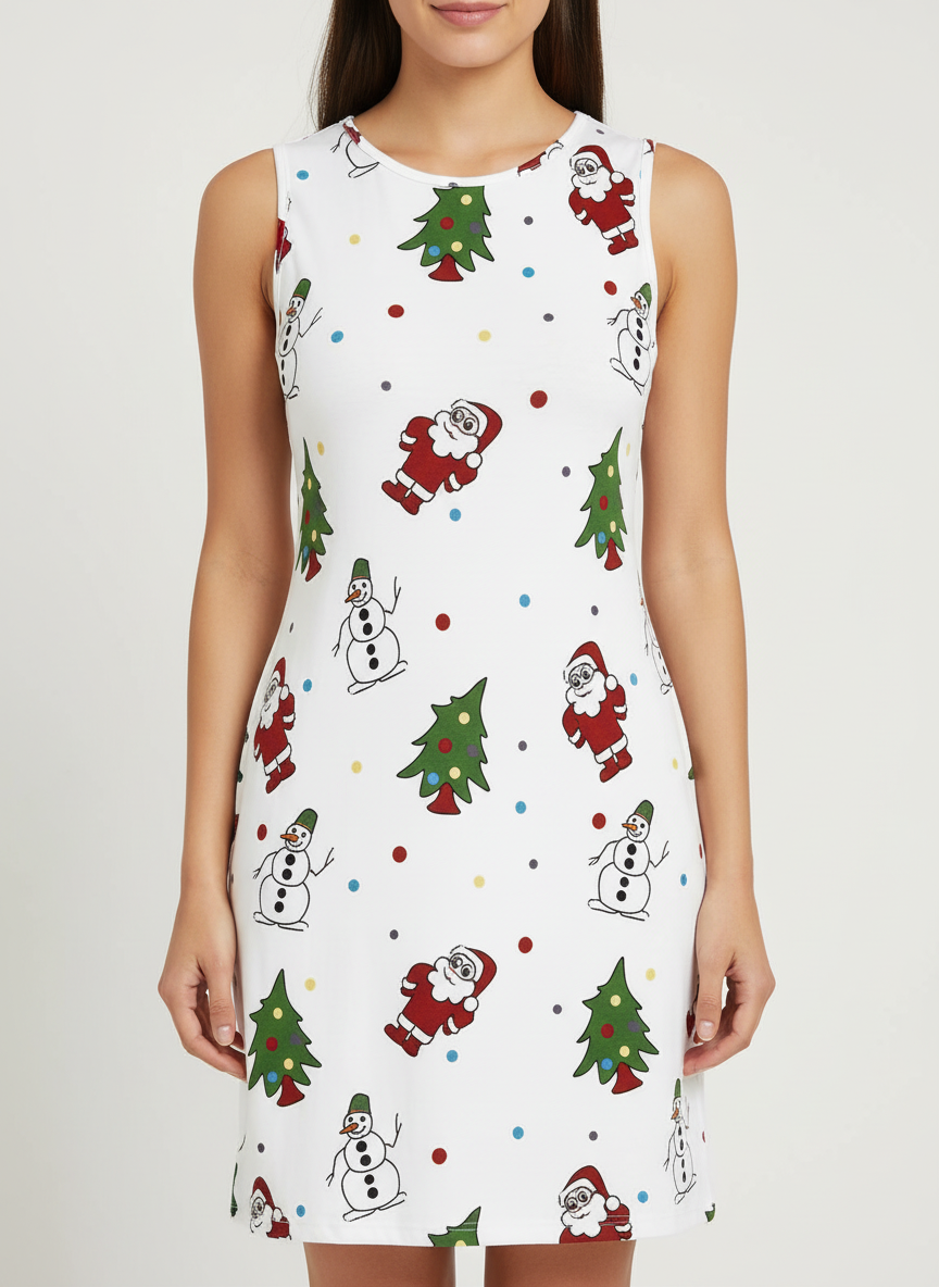 Close-up of Christmas dress