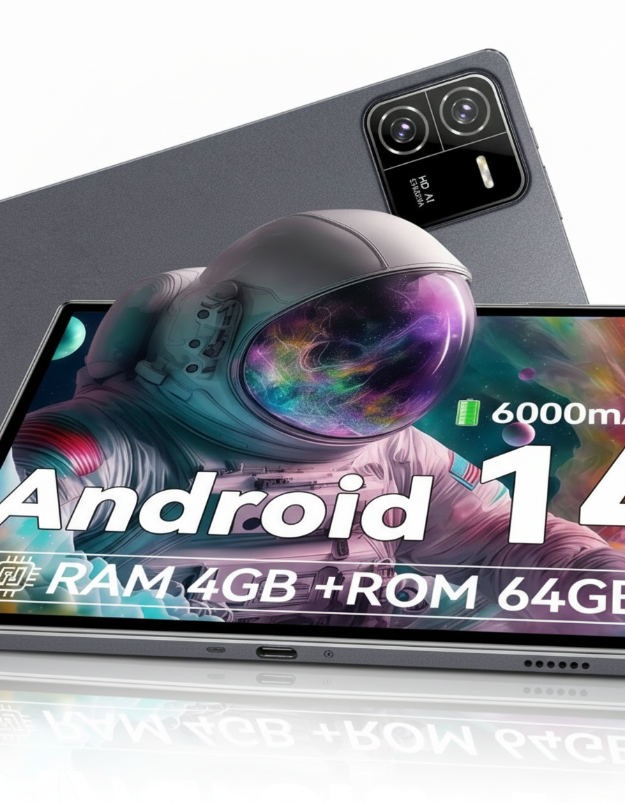 Close-up of screen and ports