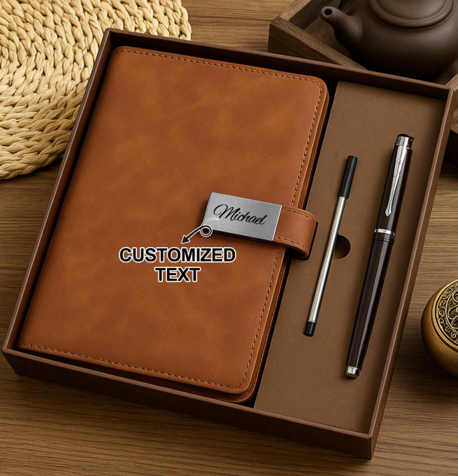 Maak Dit Jou Eie – Gepersonaliseerde A5 Lêerjoernaal met Pen