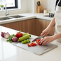 Cutting board in action