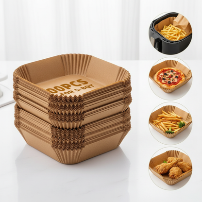 Stack of air fryer liners