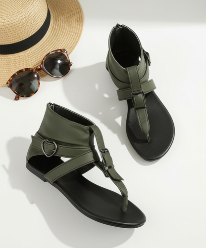 Studio mockup with summer accessories