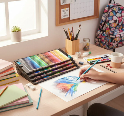 Study room creative workspace