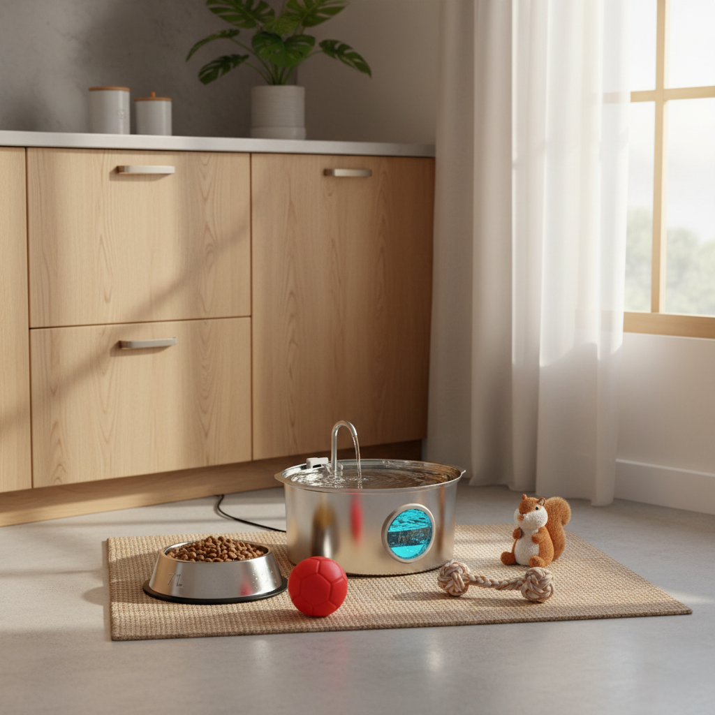 Styled in home setting